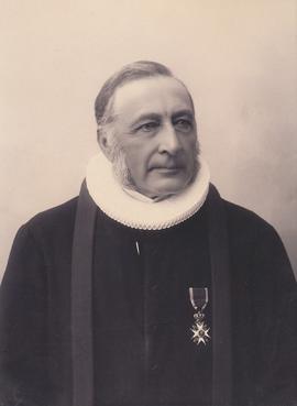 H E Hansen (1842-1916) prófastur og skólanefndarformaður Moss Noregi