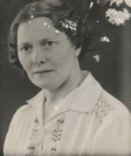 3236-Jóhanna María Guðmundsdóttir (1895-1965)-kona Árna Ólafssonar (1888-1979) ritstjóra (Ath Lár...