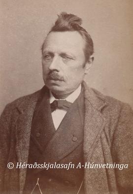 Benedikt Gröndal Sveinbjarnarson (1826-1907) skáld og adjunkt Bessastöðum og Rvk