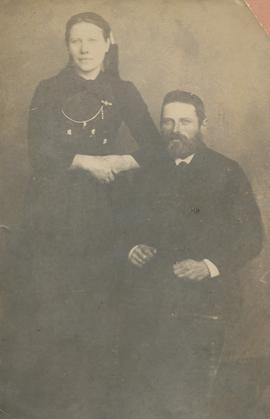 Ingibjörg Eysteinsdóttir (1856-1923) og Jóhannes Guðmundsson (1850-1906) Auðunnarstöðum Víðidal