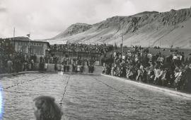 BB - 0060-Laugaskarð, sundlaug í Hveragerði, landsmót UMFÍ 1949