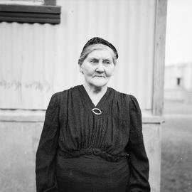 Guðrún Jónsdóttir, Narfastöðum, Viðvíkursveit, Skagafirði. Myndin tekin 1956