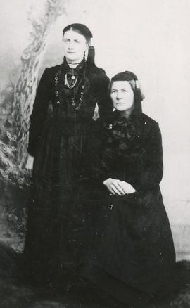 Sigurbjörg Gísladóttir (1873-1940) Húnssöðum og Þuríður Andrésdóttir (1829-1899) Breiðavaði og Hú...