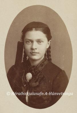 1449-Ingibjörg Eiríksdóttir Briem (1875-1900)-ungfrú Reykjavík-frá Steinnesi