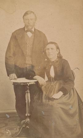 Níels Eyjólfsson (1823-1885) og Sigríður Sveinsdóttir (1831-1907) Grímsstöðum á Mýrum
