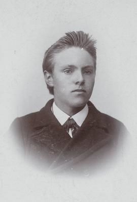 Ragnar Smith Gunnlaugsson (1882-1918) við Manitobavatn, frá Syðri-Ey