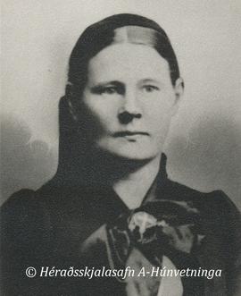 1355-Ólína Sigurðardóttir (1871-1955) ljósm Glasgow Skagaströnd