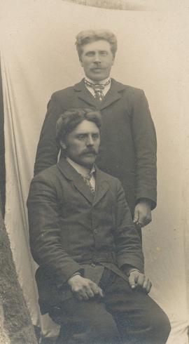 Bjarni Gíslason (1880-1940) Harrastöðum Dölum og Jóhann Pétur Gunnarsson (1875-1921) Sæunnarstöðu...