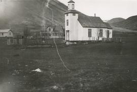 Bólstaðarhlíð 1948, kirkjan byggð 1888
