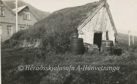 Bænhús Gunnsteinsstöðum, sagt elstahús landsins 1929