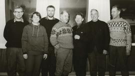 Guðni og Ása, Þormóður, Jónas, Grímur, Guðm. Bergmann og Þormóður