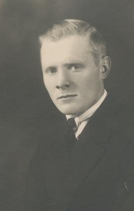 Hafsteinn Halldórssonn (1904-1991) bókari. Blönduósi 1930
