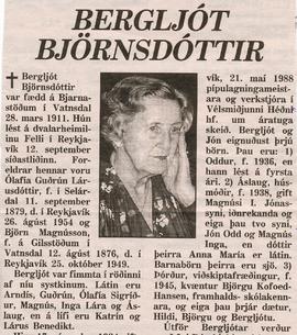 3484-Bergljót Björnsdóttir (1911-1996)-frá Bjarnastöðum Vatnsdal-systir 3484