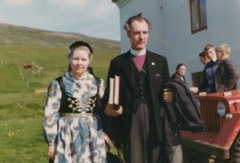2233-Magnea Þorkelsdóttir (1911-2006)-Sigurbjörn Einarsson (1911-2008) Biskup