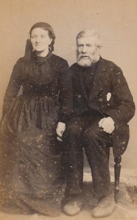 Sigurlaug Jónsdóttir (1826-1909) og Jón Jónsson (1824-1900) Melum Hrútafirði