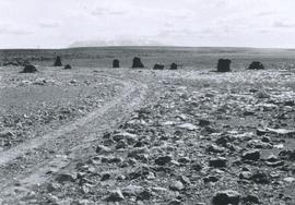 Ólafsvörður, Eiríksjökull í baksýn Mynd tekin 1964