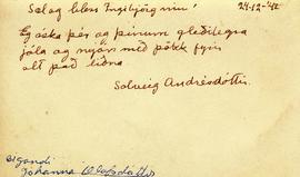 3607-jólakveðja 1942