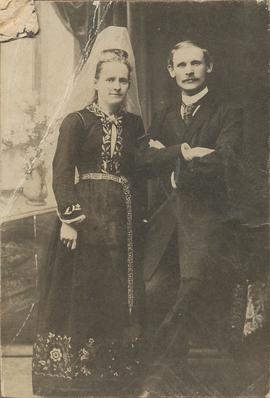 3064-Sigríður Sæmundsen Davíðsson (1882-1966 )-Hallgrímur Davíðsson (1872-1933)-hjónamynd